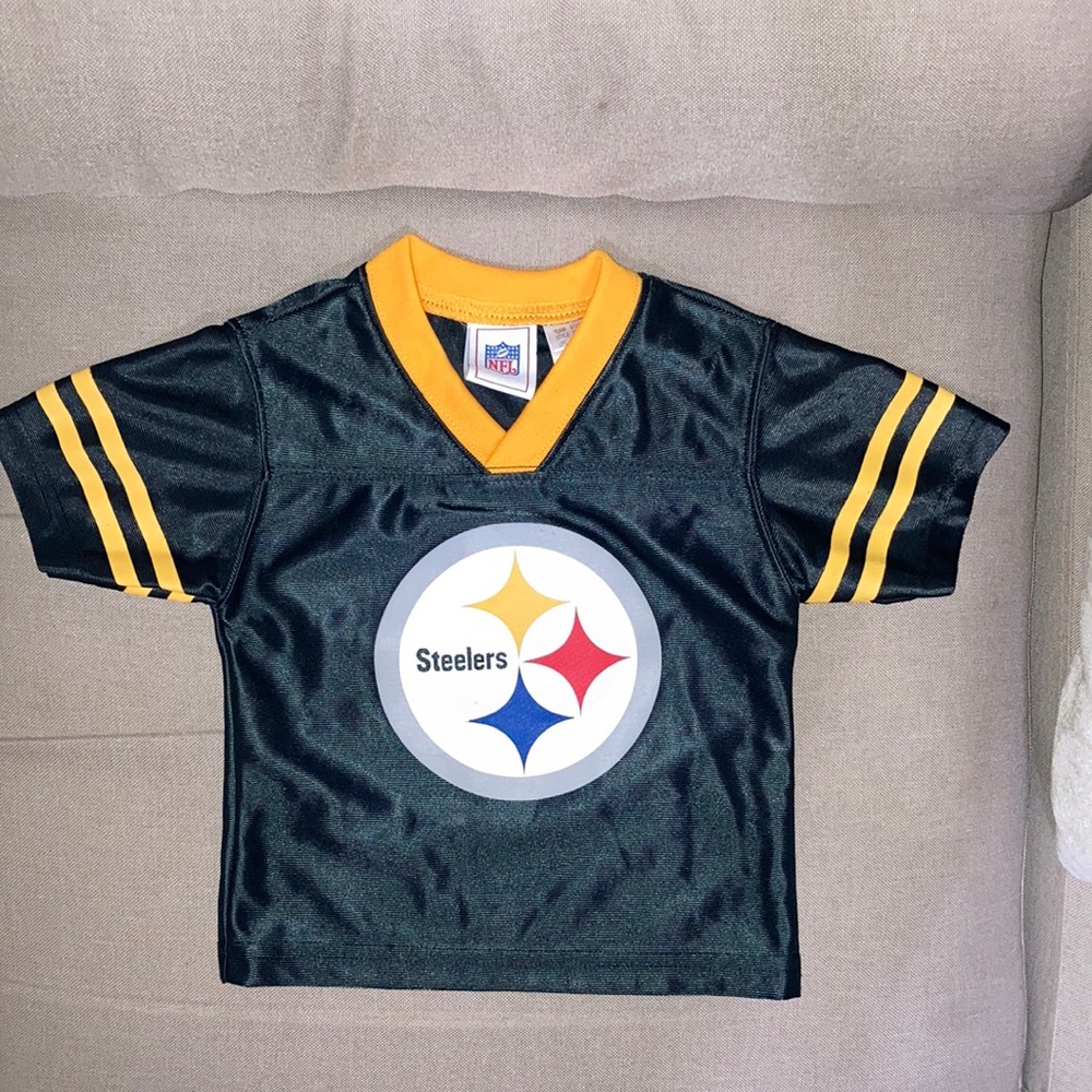 NFL Pittsburgh Steelers Black & Gold Kids Jersey